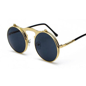 Vintage Metal Steampunk Sunglasses