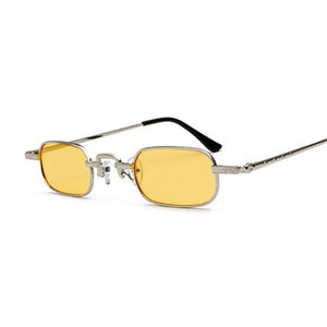 Vintage Small Square Steampunk Sunglasses