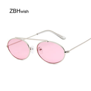 Vintage Small Oval Sunglasses