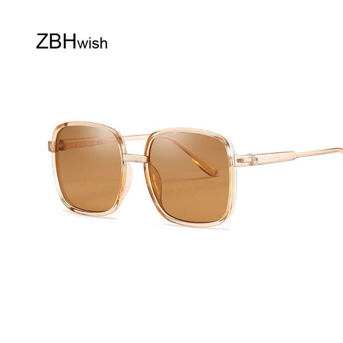 Vintage Oversize Square Sunglasses